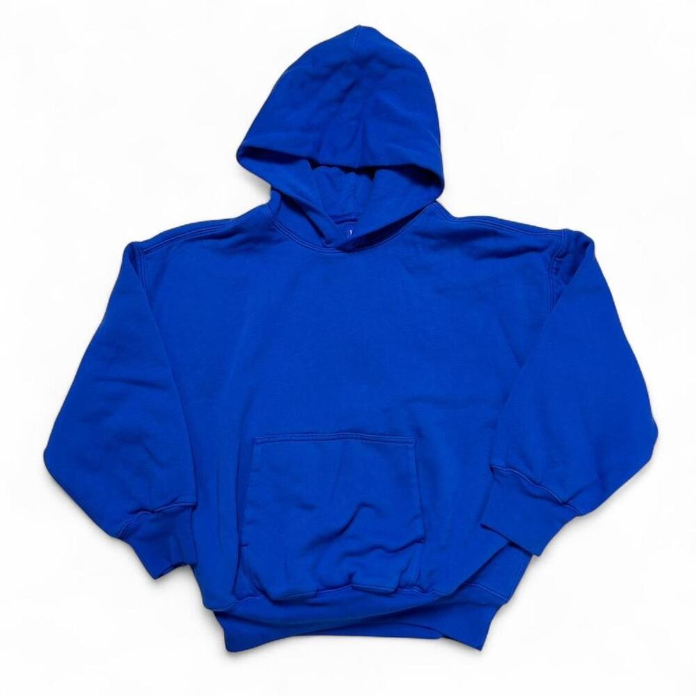 Yeezy YZY GAP Double Layer Perfect Hoodie Blue Youth Large